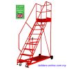 platform trolley ladder industrial grade