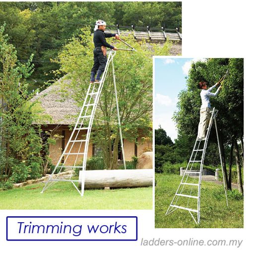 Hasegawa Tripod Ladder Malaysia Trimming and gardening work